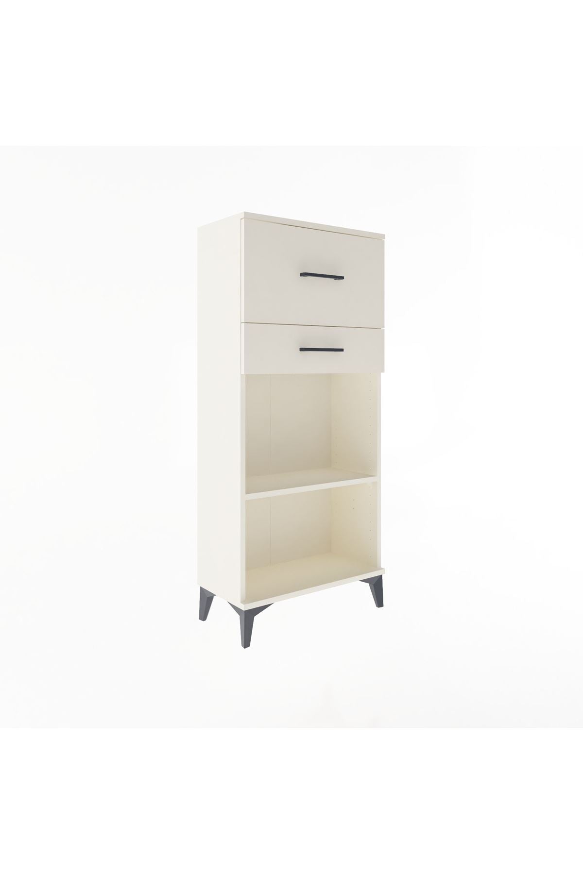 Arges Dolap Tek Raflı 2 Çekmeceli 60x30x134 - S17M023V1A