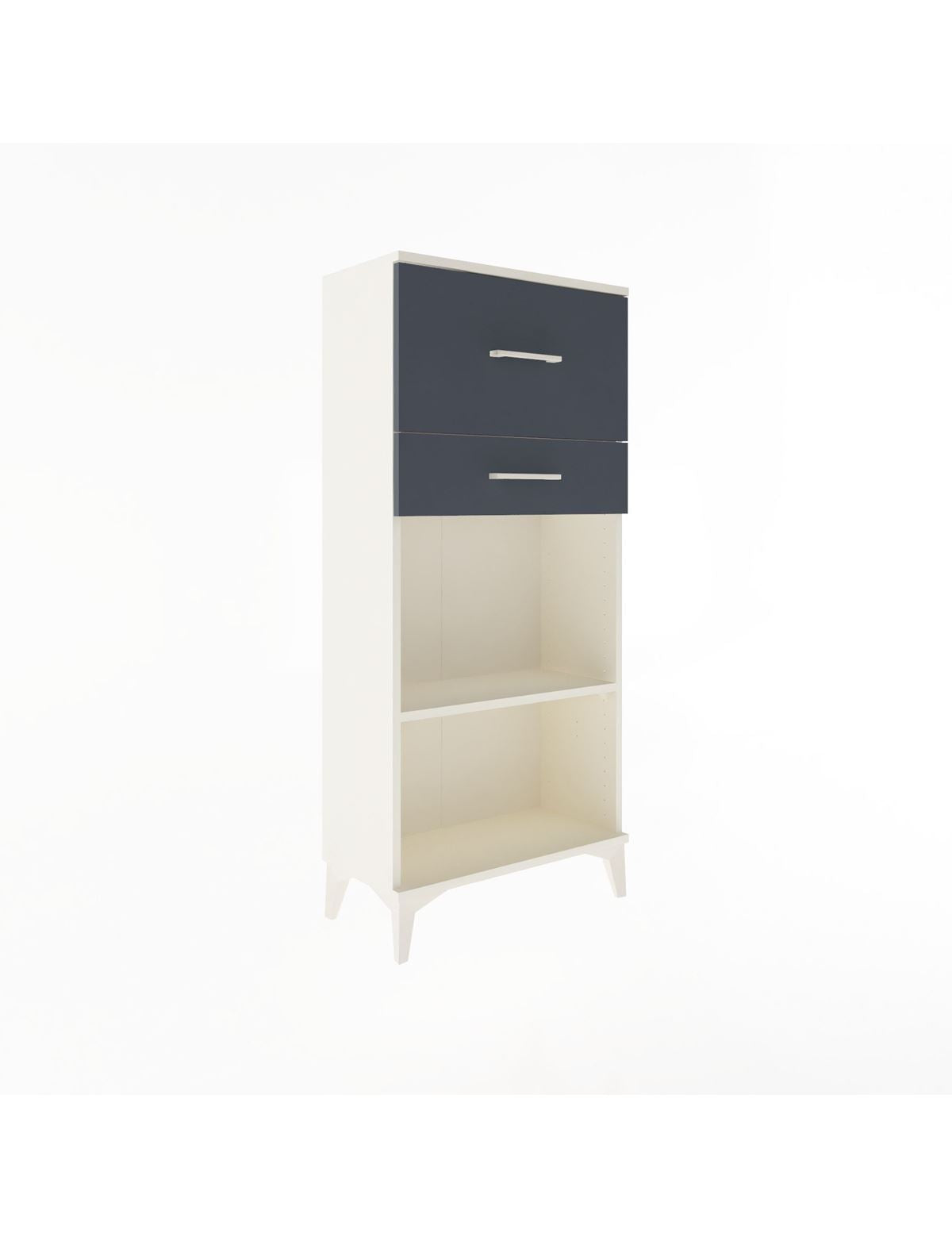 Arges Dolap Tek Raflı 2 Çekmeceli 60x30x134 - S17M023V2A