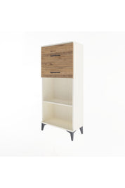 Arges Dolap Tek Raflı 2 Çekmeceli 60x30x134 - S17M023V3A