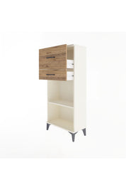 Arges Dolap Tek Raflı 2 Çekmeceli 60x30x134 - S17M023V3A