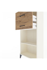 Arges Dolap Tek Raflı 2 Çekmeceli 60x30x134 - S17M023V3A