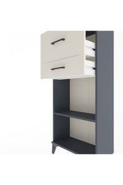 Arges Dolap Tek Raflı 2 Çekmeceli 60x30x134 - S17M023V4A