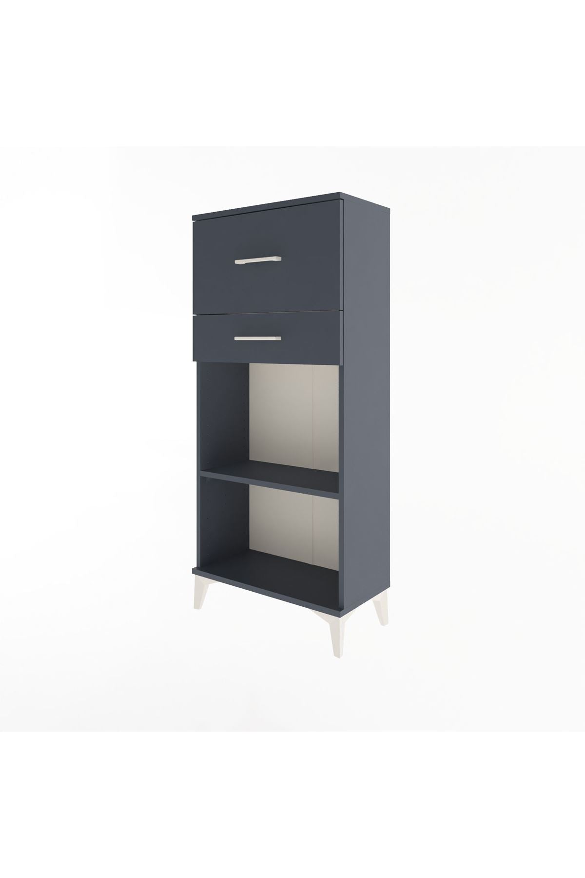 Arges Dolap Tek Raflı 2 Çekmeceli 60x30x134 - S17M023V5A