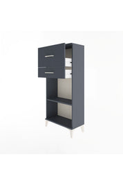 Arges Dolap Tek Raflı 2 Çekmeceli 60x30x134 - S17M023V5A