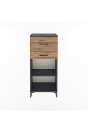 Arges Dolap Tek Raflı 2 Çekmeceli 60x30x134 - S17M023V6A