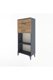 Arges Dolap Tek Raflı 2 Çekmeceli 60x30x134 - S17M023V6A