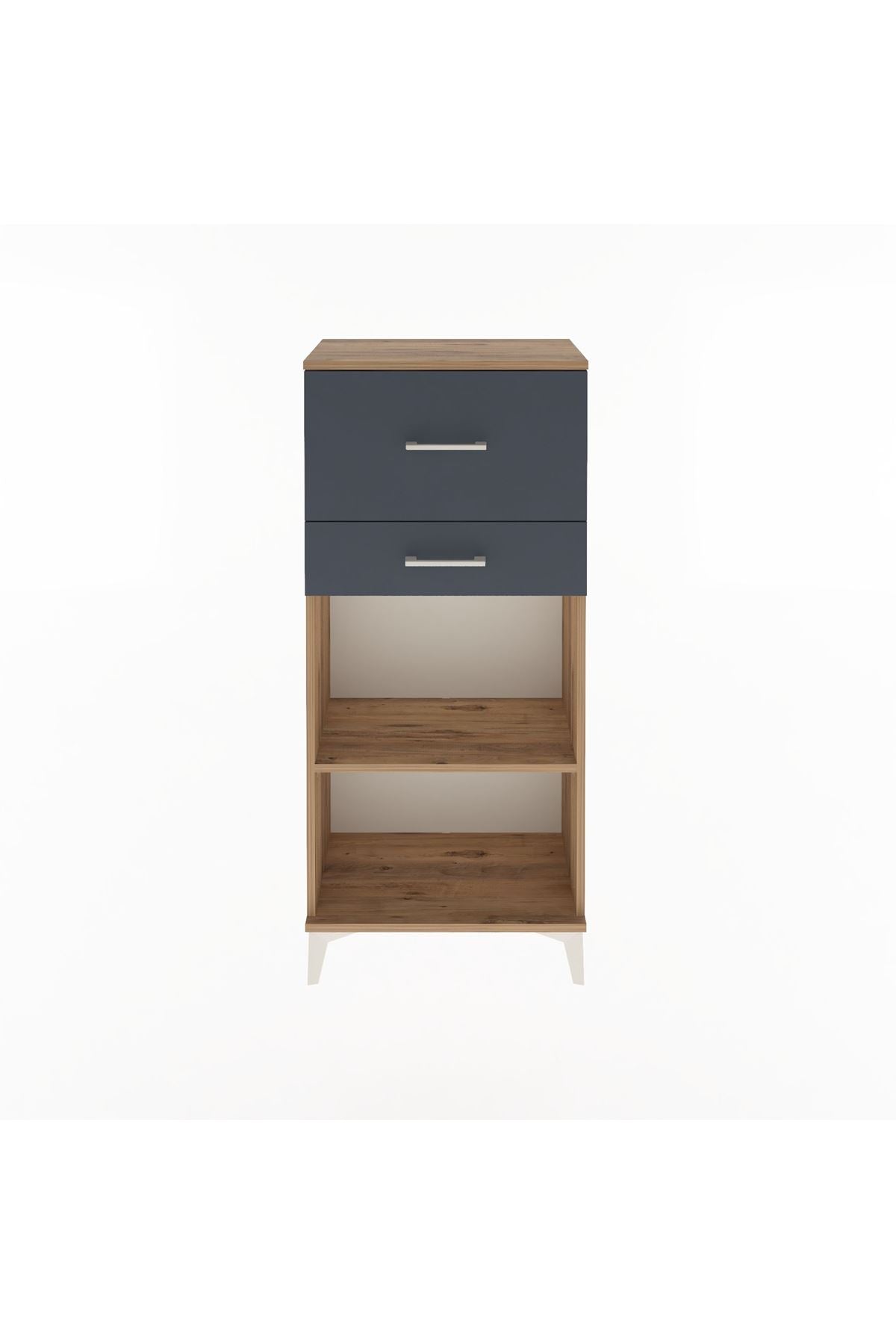 Arges Dolap Tek Raflı 2 Çekmeceli 60x30x134 - S17M023V8A