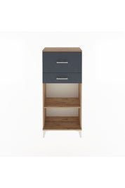 Arges Dolap Tek Raflı 2 Çekmeceli 60x30x134 - S17M023V8A
