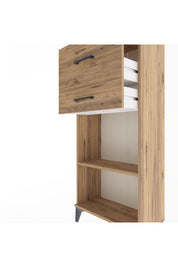 Arges Dolap Tek Raflı 2 Çekmeceli 60x30x134 - S17M023V9A