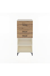 Arges Dolap Tek Raflı 3 Çekmeceli 60x30x134 - S17M024V3A