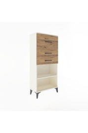 Arges Dolap Tek Raflı 3 Çekmeceli 60x30x134 - S17M024V3A