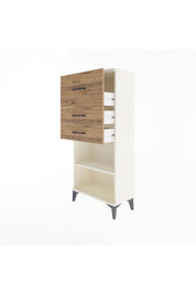 Arges Dolap Tek Raflı 3 Çekmeceli 60x30x134 - S17M024V3A
