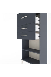 Arges Dolap Tek Raflı 3 Çekmeceli 60x30x134 - S17M024V5A
