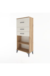 Arges Dolap Tek Raflı 3 Çekmeceli 60x30x134 - S17M024V7A