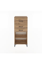 Arges Dolap Tek Raflı 3 Çekmeceli 60x30x134 - S17M024V9A