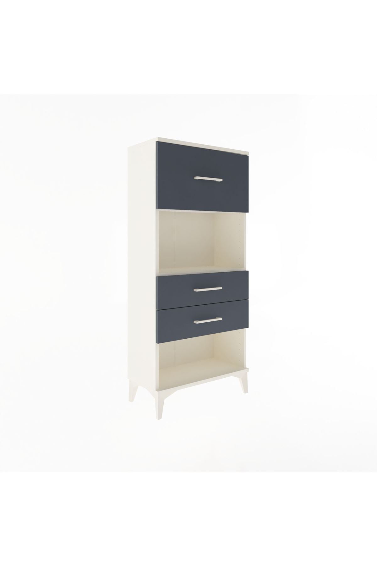 Arges Dolap Tek Raflı 3 Çekmeceli 60x30x134 - S17M025V2A