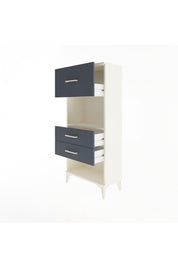 Arges Dolap Tek Raflı 3 Çekmeceli 60x30x134 - S17M025V2A
