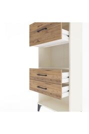 Arges Dolap Tek Raflı 3 Çekmeceli 60x30x134 - S17M025V3A