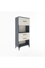 Arges Dolap Tek Raflı 3 Çekmeceli 60x30x134 - S17M025V4A