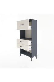 Arges Dolap Tek Raflı 3 Çekmeceli 60x30x134 - S17M025V4A