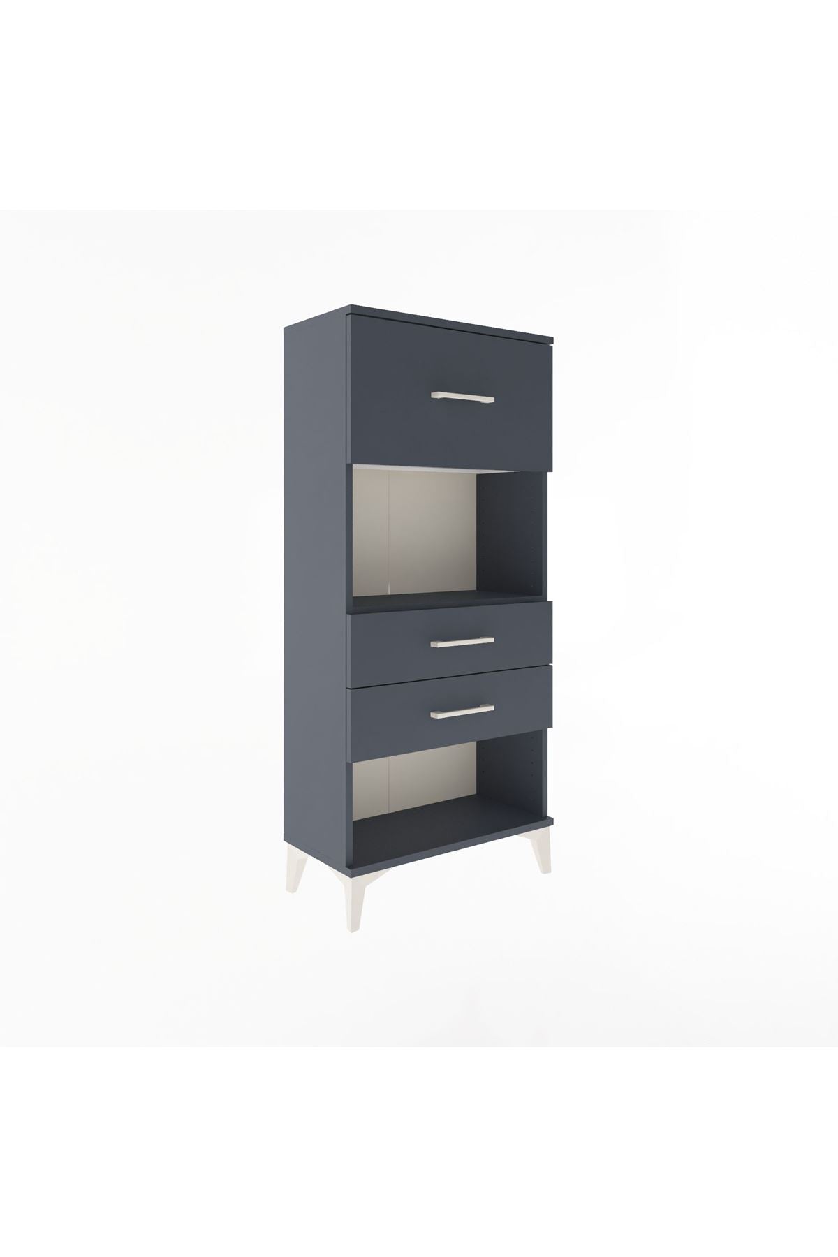 Arges Dolap Tek Raflı 3 Çekmeceli 60x30x134 - S17M025V5A