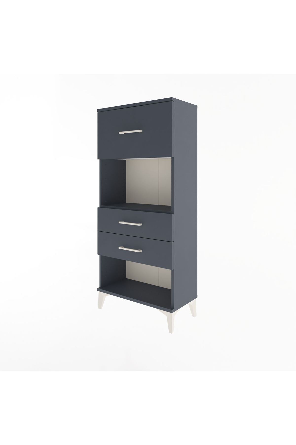Arges Dolap Tek Raflı 3 Çekmeceli 60x30x134 - S17M025V5A