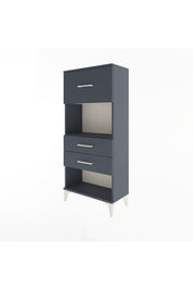 Arges Dolap Tek Raflı 3 Çekmeceli 60x30x134 - S17M025V5A