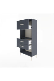 Arges Dolap Tek Raflı 3 Çekmeceli 60x30x134 - S17M025V5A