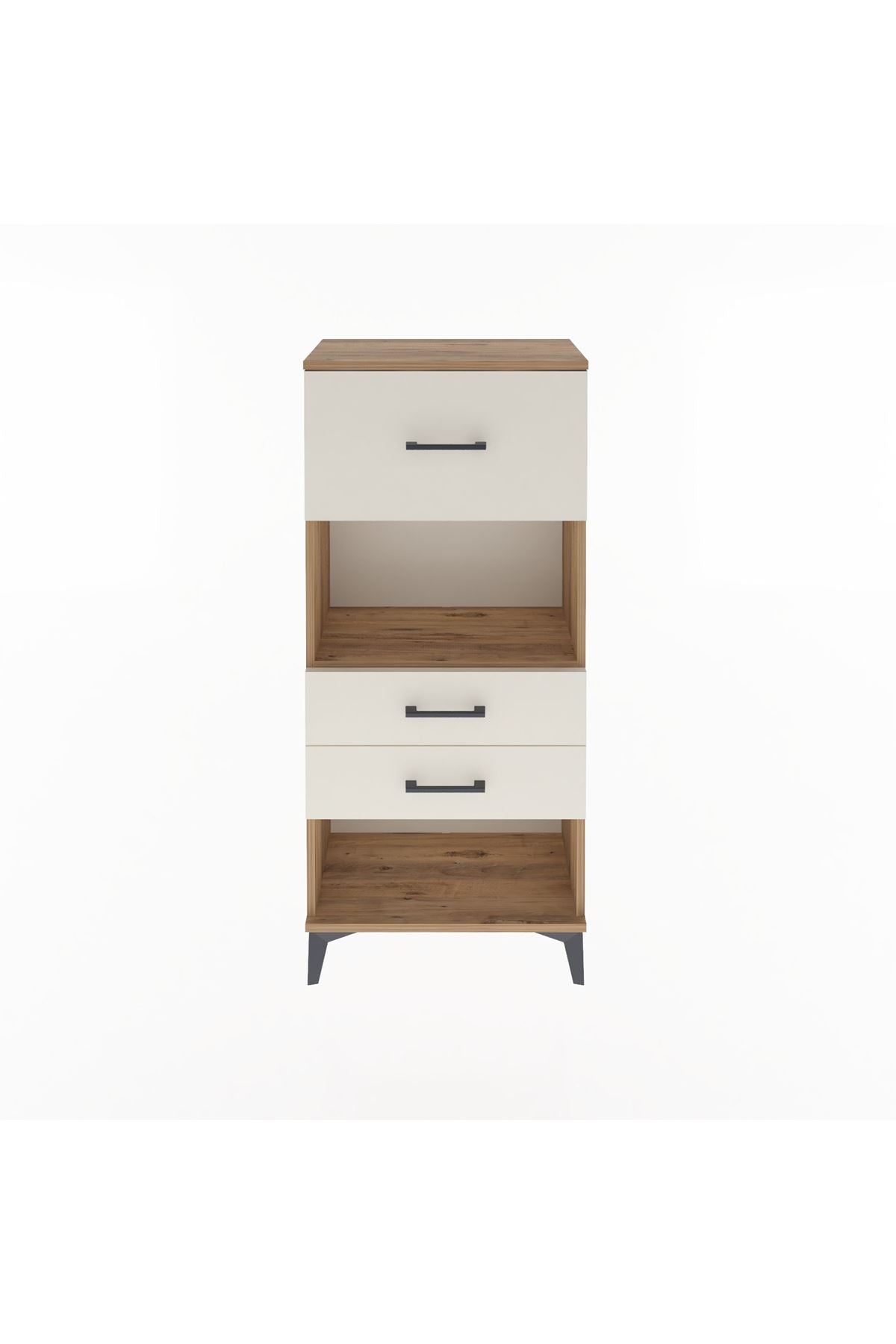 Arges Dolap Tek Raflı 3 Çekmeceli 60x30x134 - S17M025V7A