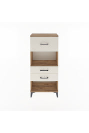 Arges Dolap Tek Raflı 3 Çekmeceli 60x30x134 - S17M025V7A