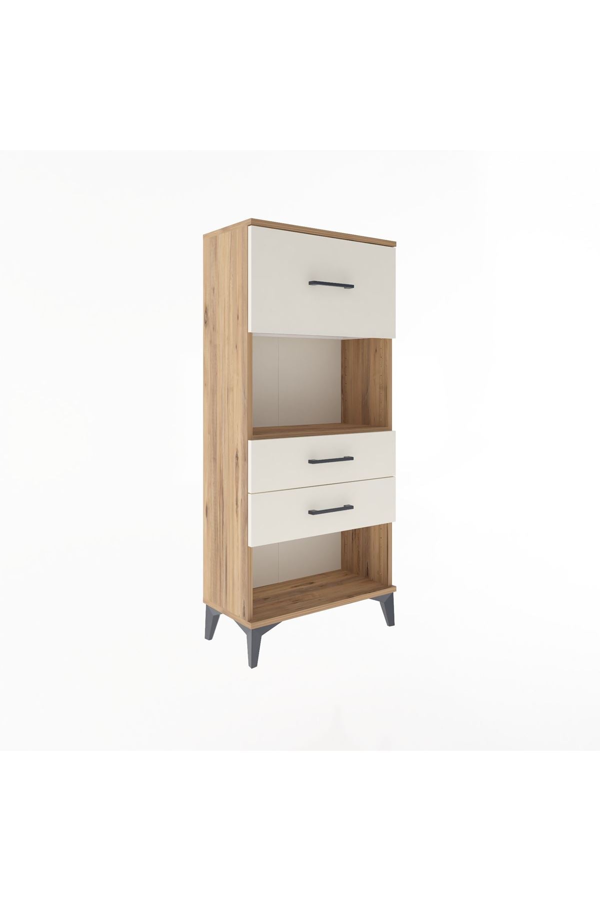Arges Dolap Tek Raflı 3 Çekmeceli 60x30x134 - S17M025V7A