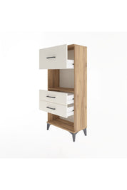 Arges Dolap Tek Raflı 3 Çekmeceli 60x30x134 - S17M025V7A