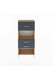 Arges Dolap Tek Raflı 3 Çekmeceli 60x30x134 - S17M025V8A