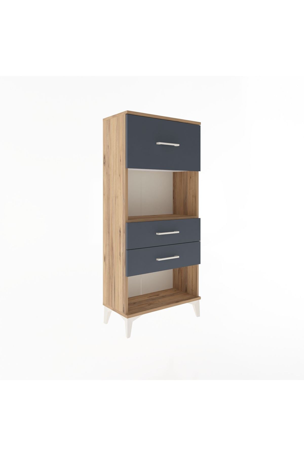 Arges Dolap Tek Raflı 3 Çekmeceli 60x30x134 - S17M025V8A