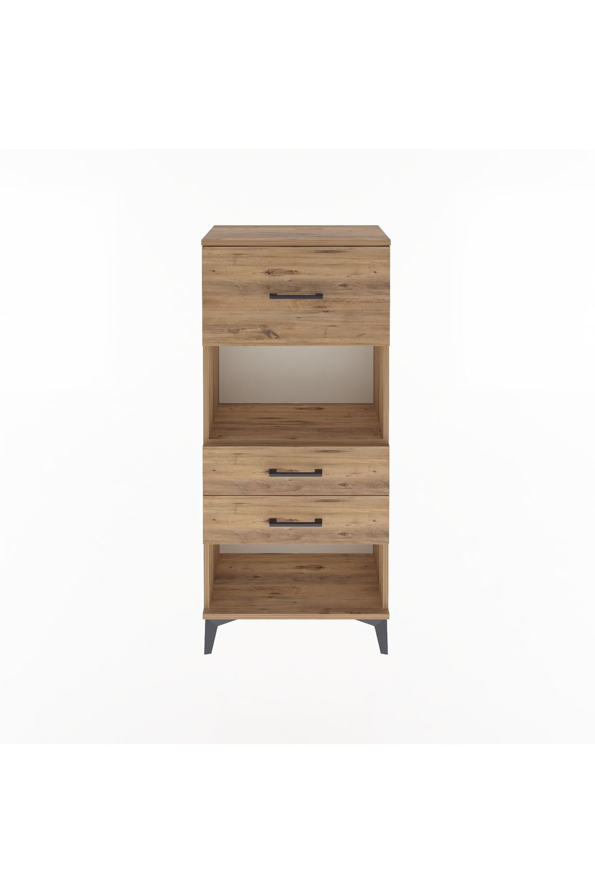 Arges Dolap Tek Raflı 3 Çekmeceli 60x30x134 - S17M025V9A