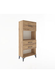 Arges Dolap Tek Raflı 3 Çekmeceli 60x30x134 - S17M025V9A