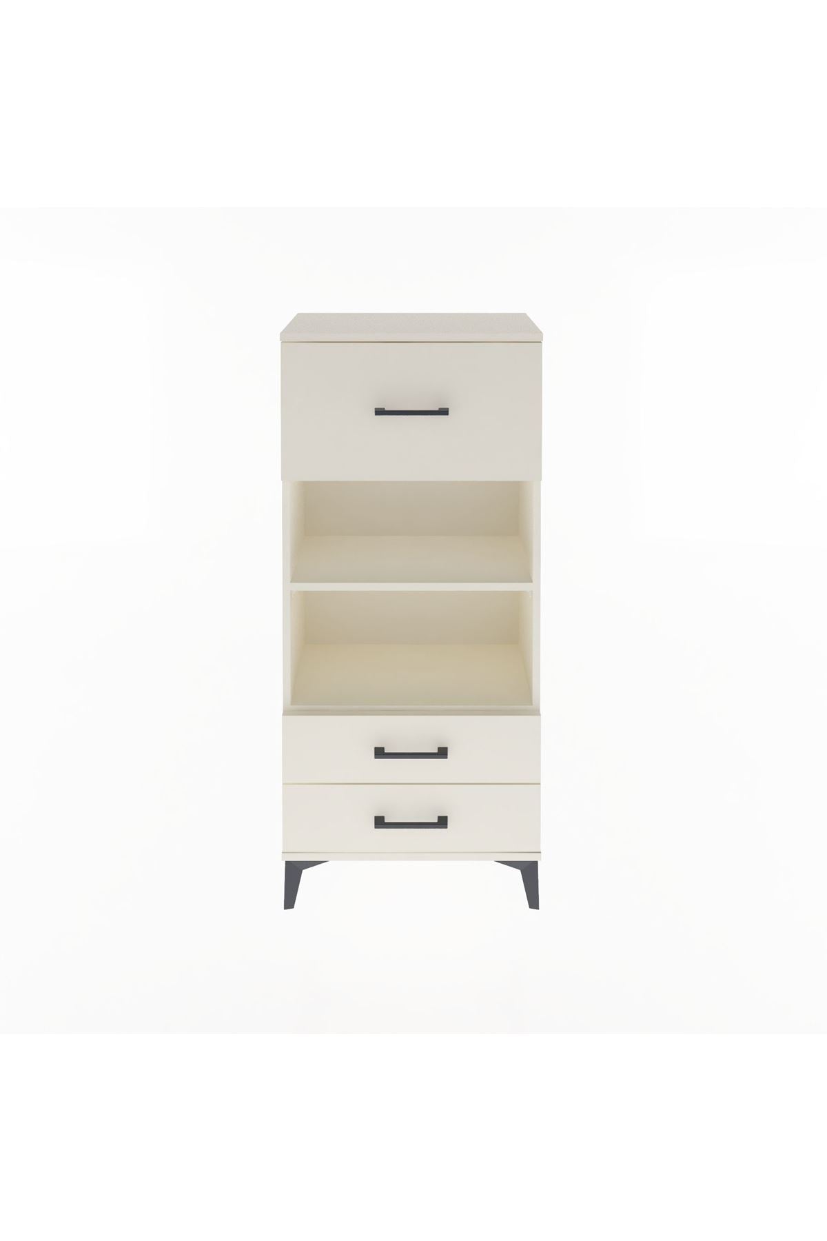 Arges Dolap 2 Raflı 3 Çekmeceli 60x30x134 - S17M026V1A