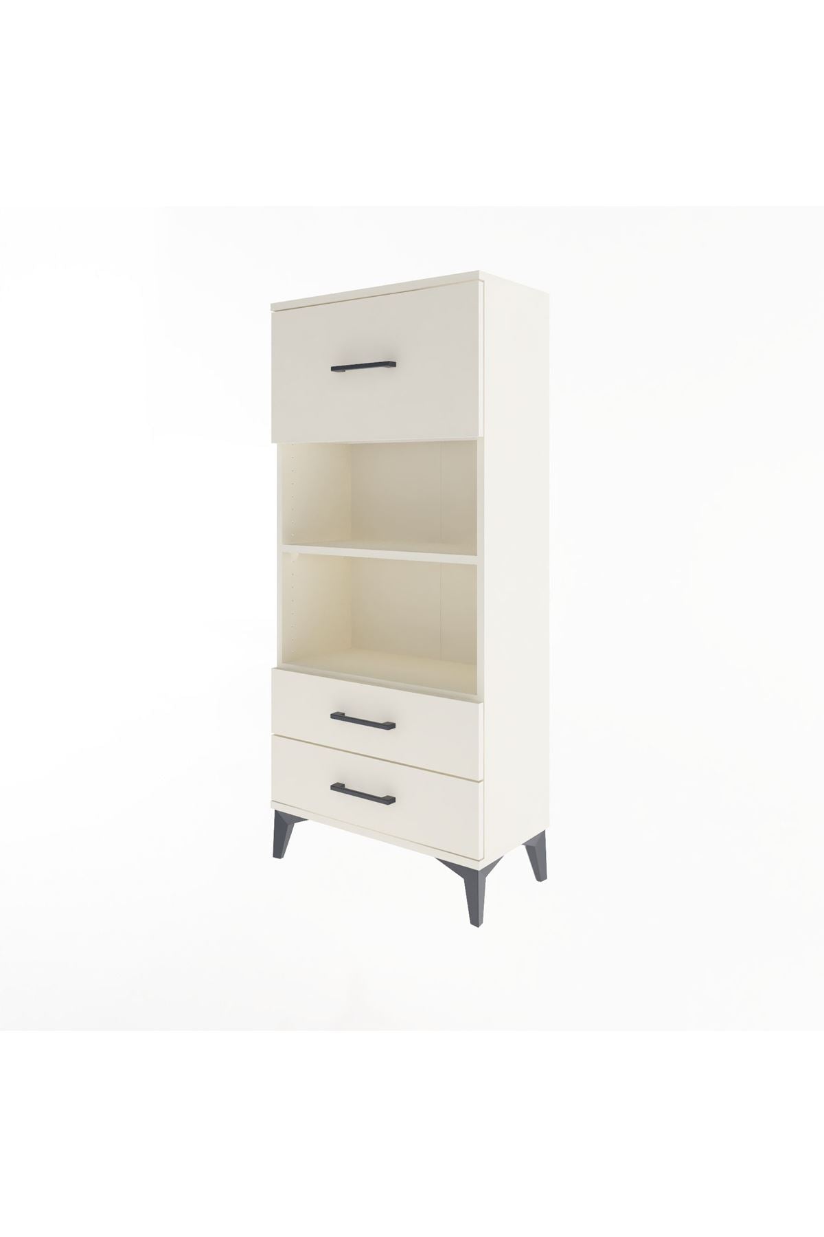 Arges Dolap 2 Raflı 3 Çekmeceli 60x30x134 - S17M026V1A