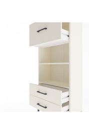 Arges Dolap 2 Raflı 3 Çekmeceli 60x30x134 - S17M026V1A