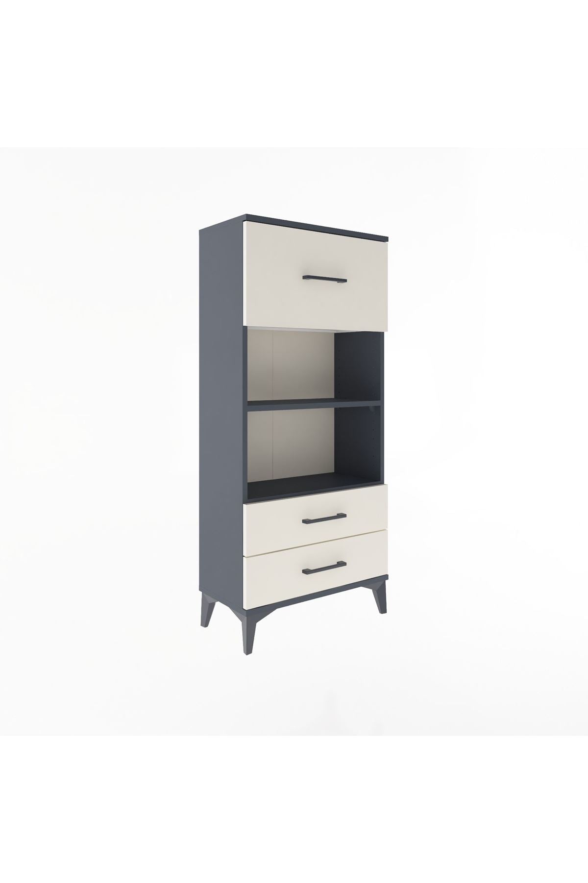 Arges Dolap 2 Raflı 3 Çekmeceli 60x30x134 - S17M026V4A