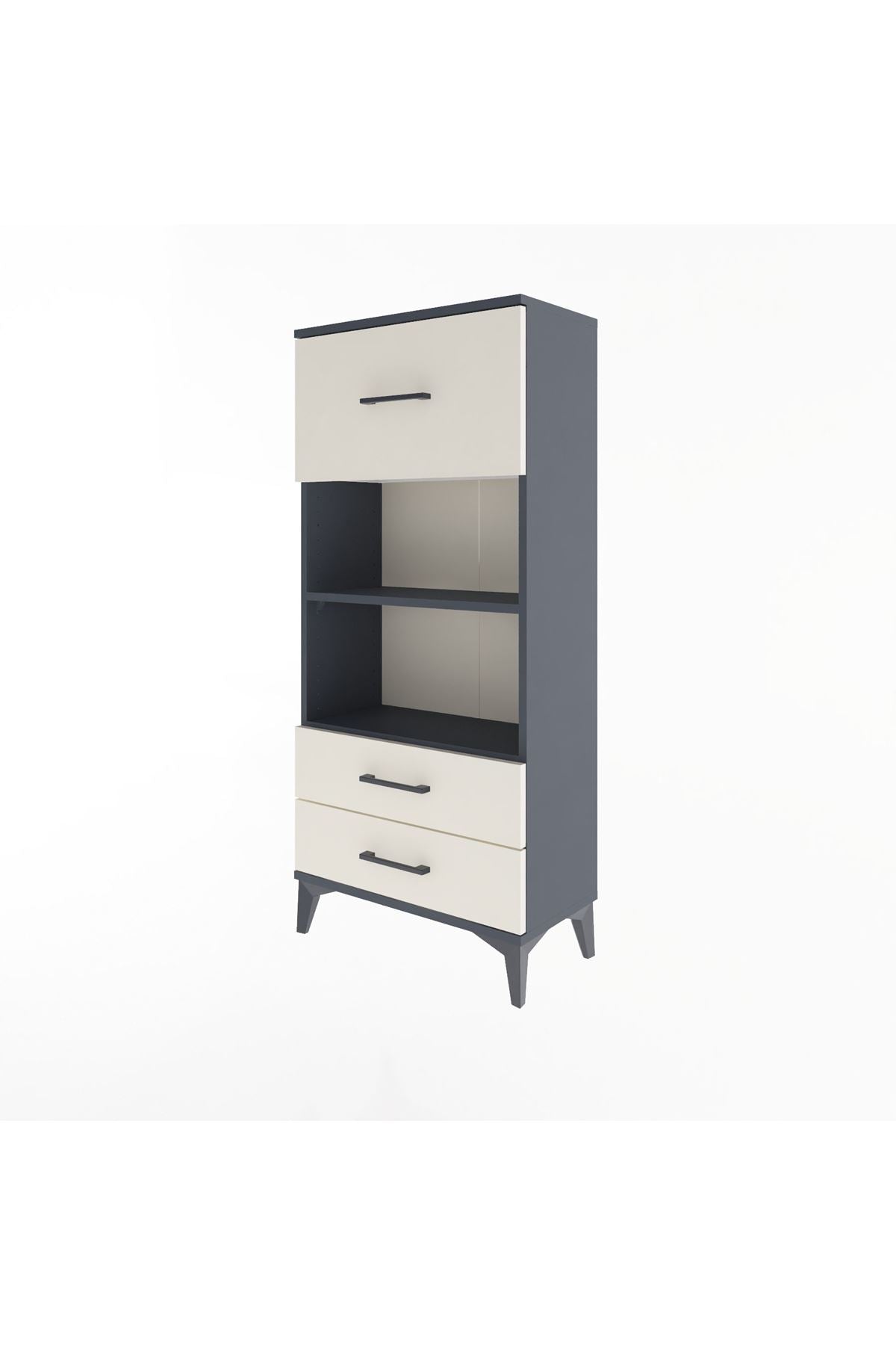 Arges Dolap 2 Raflı 3 Çekmeceli 60x30x134 - S17M026V4A
