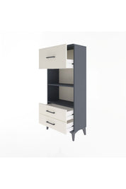 Arges Dolap 2 Raflı 3 Çekmeceli 60x30x134 - S17M026V4A
