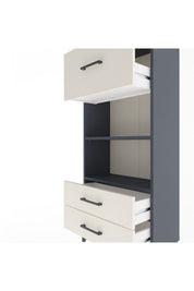 Arges Dolap 2 Raflı 3 Çekmeceli 60x30x134 - S17M026V4A