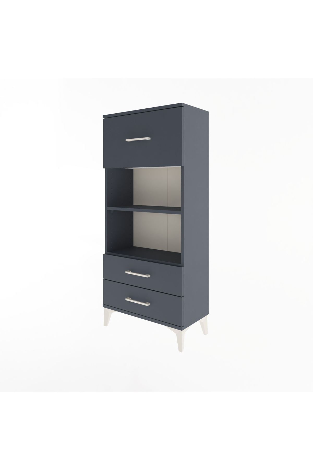 Arges Dolap 2 Raflı 3 Çekmeceli 60x30x134 - S17M026V5A