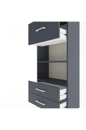 Arges Dolap 2 Raflı 3 Çekmeceli 60x30x134 - S17M026V5A