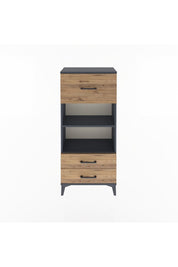 Arges Dolap 2 Raflı 3 Çekmeceli 60x30x134 - S17M026V6A