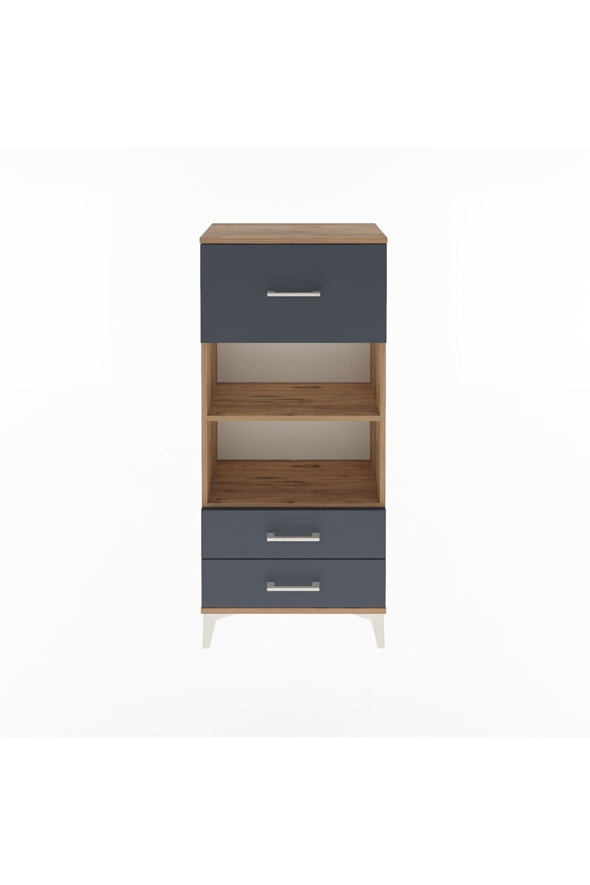 Arges Dolap 2 Raflı 3 Çekmeceli 60x30x134 - S17M026V8A