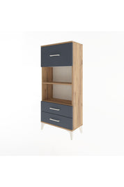 Arges Dolap 2 Raflı 3 Çekmeceli 60x30x134 - S17M026V8A