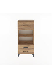 Arges Dolap 2 Raflı 3 Çekmeceli 60x30x134 - S17M026V9A
