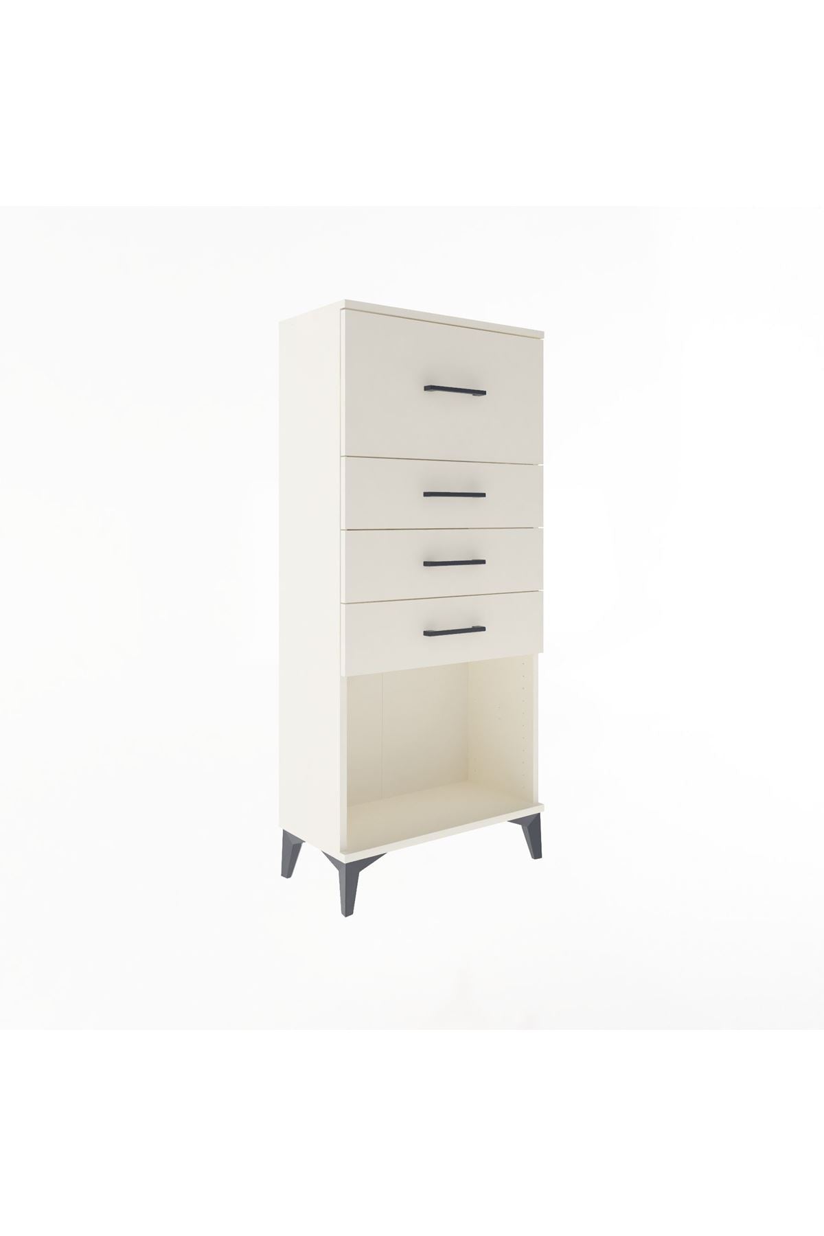 Arges Dolap 4 Çekmeceli 60x30x134 - S17M027V1A